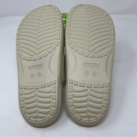 New Crocs Classic Sandal Ivory Lightweight Men Unisex Slip On 206761-2Y2 M10/W12 - Picture 6 of 6